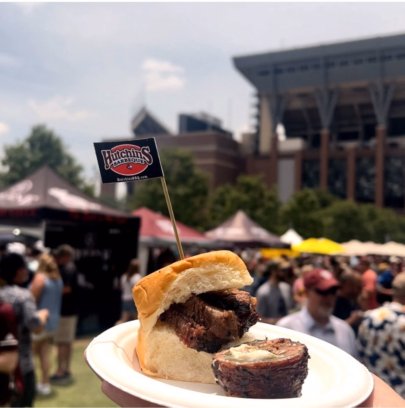 Hutchins BBQ at a Texas food and barbecue event