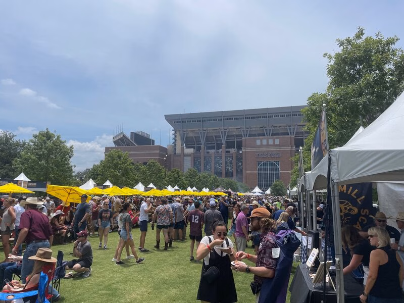 Hutchins BBQ at a Texas food and barbecue event